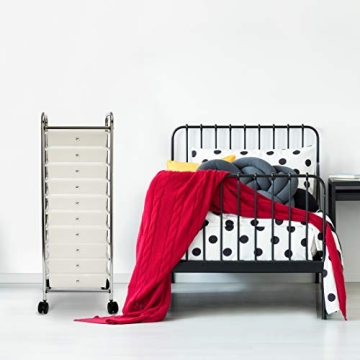 Seville Classics 10-Drawer Rolling Storage Cart - Organize Your Space