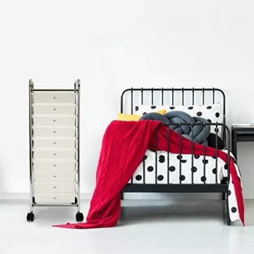 Seville Classics 10-Drawer Rolling Storage Cart - Organize Your Space