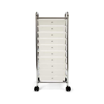 Seville Classics 10-Drawer Rolling Storage Cart - Organize Your Space
