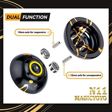 MAGICYOYO N11 Professional Unresponsive Yoyo for Tricks