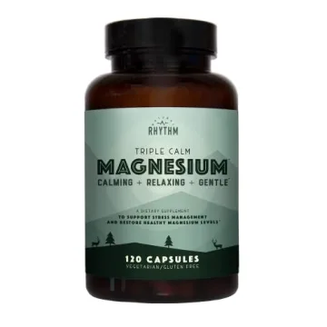 Natural Rhythm Triple Calm Magnesium 150 mg - 120 Capsules – Magnesium Complex Supplement for Slee...
