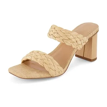 Comfortable Iris Braided Heel Sandal for Women