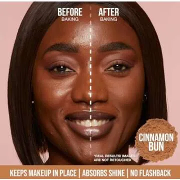 NEW HUDA BEAUTY Easy Bake Loose Baking and Setting Powder - Cinnamon Bun