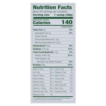 Vega Organic All-in-One Vegan Protein Powder, French Vanilla -Superfood Ingredients, Vitamins for Im...