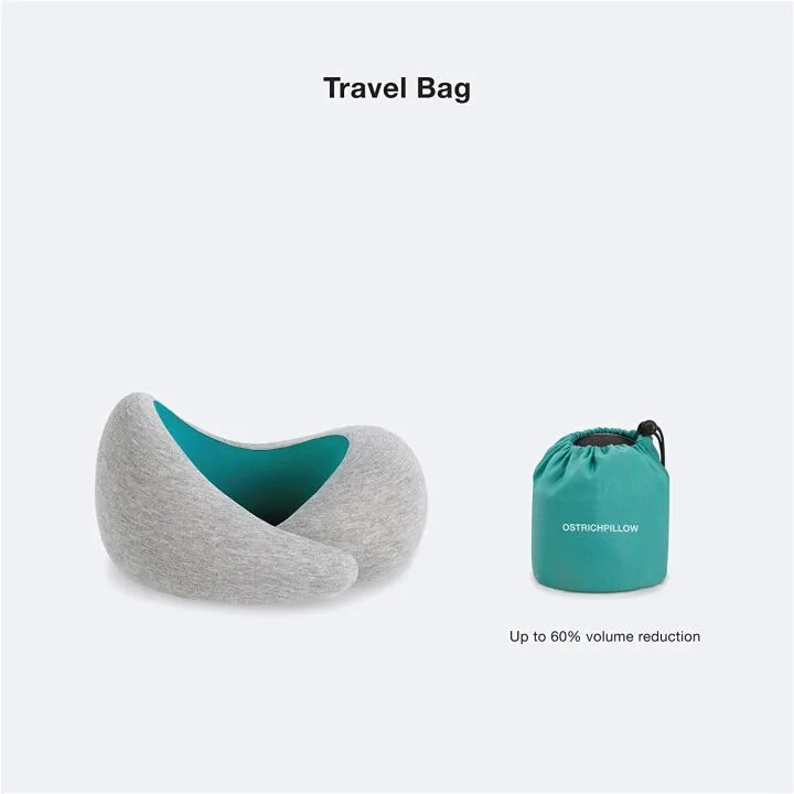Ostrichpillow Go Travel Pillow with Memory Foam