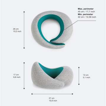 Ostrichpillow Go Travel Pillow with Memory Foam