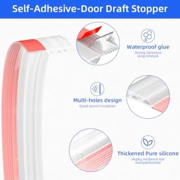Under Door Draft Stopper for Cold Air and Noise Block