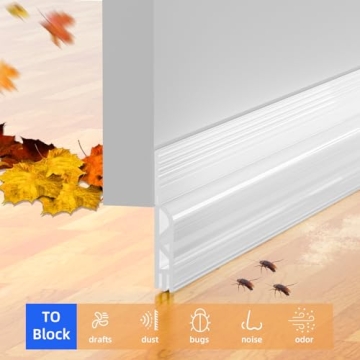 Under Door Draft Stopper for Cold Air and Noise Block