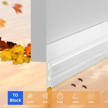 Under Door Draft Stopper for Cold Air and Noise Block