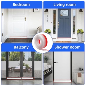 Under Door Draft Stopper for Cold Air and Noise Block