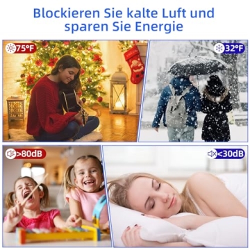 Under Door Draft Stopper for Cold Air and Noise Block