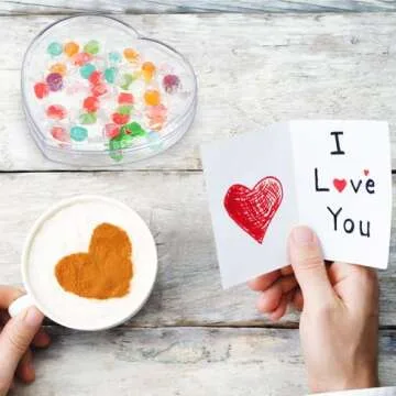 LOYIM Heart Shaped Plastic Container Set for Perfect Gifting