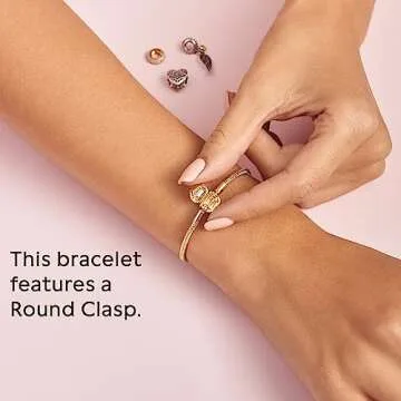 PANDORA Moments Snake Chain Bracelet - Gold Charm Bracelet