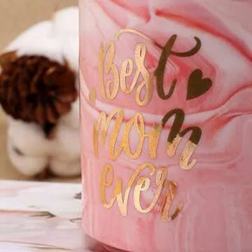 VINAKAS Best Mom Ever Mug - Unique Mother's Day Gift
