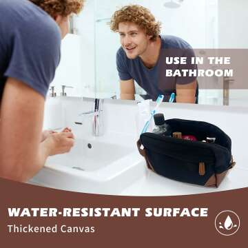 Vorspack Men's Hanging Toiletry Bag - Water Resistant