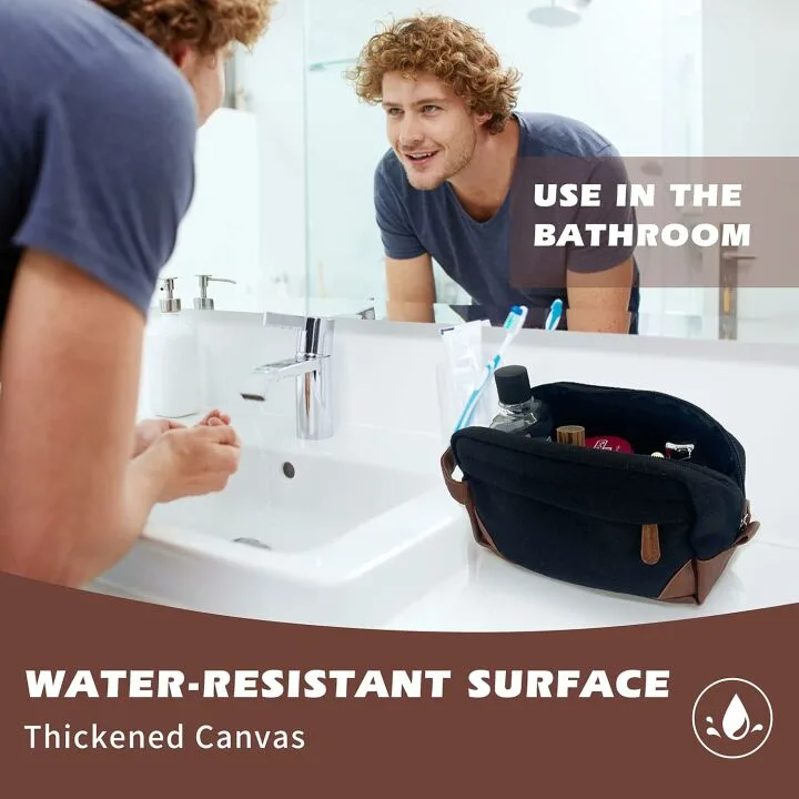 Vorspack Men's Hanging Toiletry Bag - Water Resistant