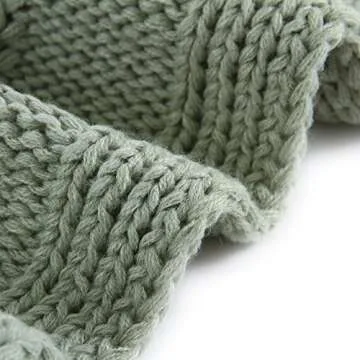 EVERGRACE Cozy Solid Knit Throw Blanket for Home Comfort