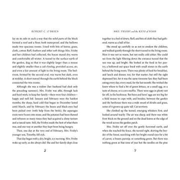 Mrs. Frisby and the Rats of NIMH