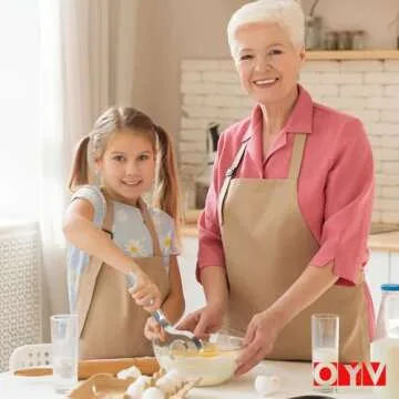OYV Seamless Dough Whisk - Durable 18/10 Stainless Steel Baking Tool