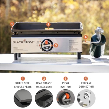 Blackstone 17” Portable Griddle for Outdoor Cooking