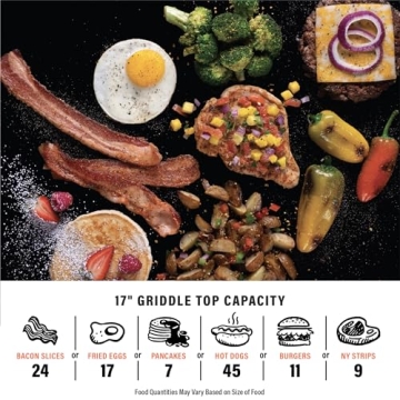 Blackstone 17” Portable Griddle for Outdoor Cooking