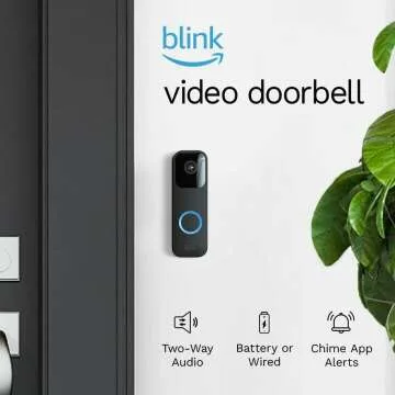 Blink Video Doorbell - HD Video & Alexa Compatibility
