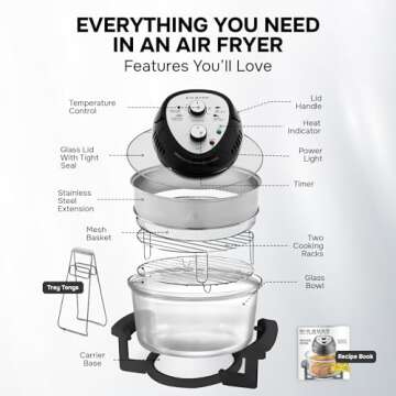 Big Boss 16Qt Air Fryer – Healthy Oil-Free Cooking
