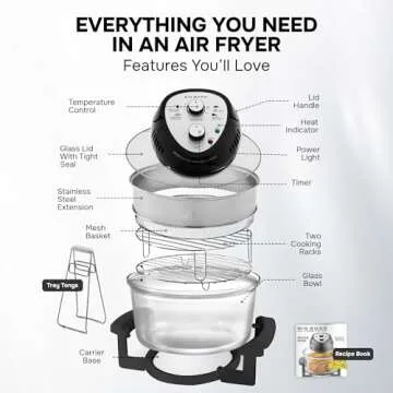 Big Boss 16Qt Air Fryer – Healthy Oil-Free Cooking