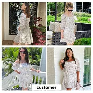 Stylish Floral Ruffle Sundress for Summer Occasions