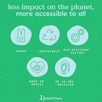 Ipanema Ana Colors Flip Flops for Women, Chic and Comfy