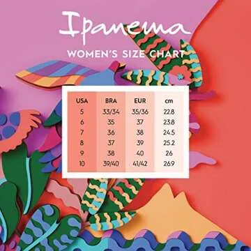Ipanema Ana Colors Flip Flops for Women, Chic and Comfy