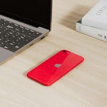 Apple iPhone SE (2nd Generation), US Version, 128GB, Red - Unlocked (Renewed)