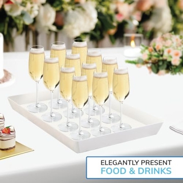 US Acrylic Avant Plastic Serving Trays Set of 3