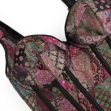 Sexy Boned Lace Up Corset for Women - Perfect for All Occasions