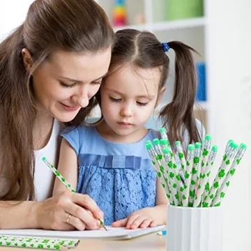 St. Patrick's Day Pencils - 50 Shamrock Wooden Party Favors