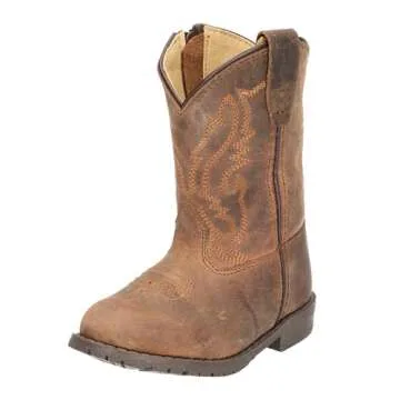 Smoky+Mountain+HOPALONG+-+TODDLERS+BROWN+DISTRESS+LEATHER+BOOT