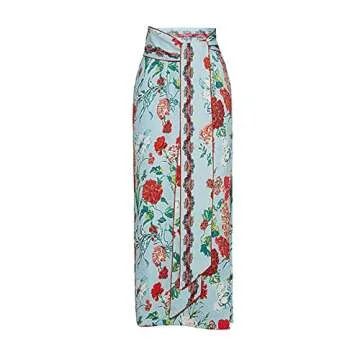 IDOPIP Women's Floral Bikini Set with Cover Up for Summer Fun