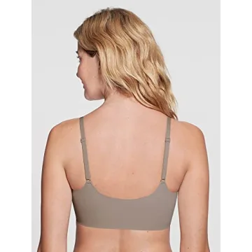 True & Co Skinny Strap Plunge Bralette for Women