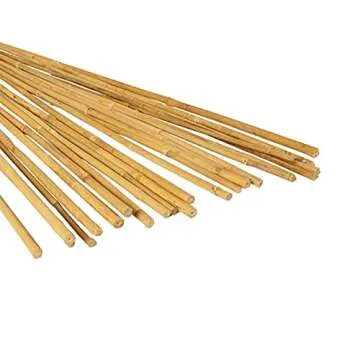 GROW!T Hydrofarm HGBB4 4' Natural Bamboo Stake, Pack of 25, Tan