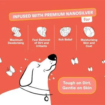 ZOOP XL Pet Wipes for Dogs & Cats – Thick, Huge Bath Wipes for Cleaning, Deodorizing, Conditioning, Wet Dog Wipes for Paws, Butt, Ear, Eye, Face, Whole Body, with Nanosilver-10 Count