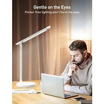 Versatile Dimmable USB Desk Lamp - Perfect for Home Office