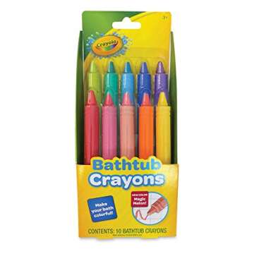 Crayola Bathtub Crayons 10 Count (2 Pack) for Artistic Bath Time