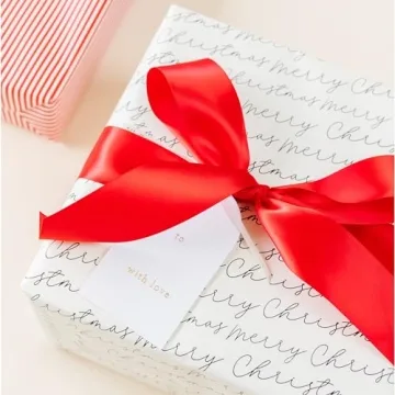 Merry Market Premium Christmas Wrapping Paper Set - 3 Rolls