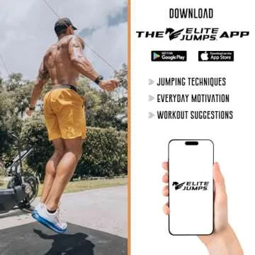 Elite Jumps Beaded Jump Rope for Fitness and Agility
