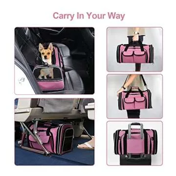 Comfortable Expandable Pet Carrier - Airline Approved
