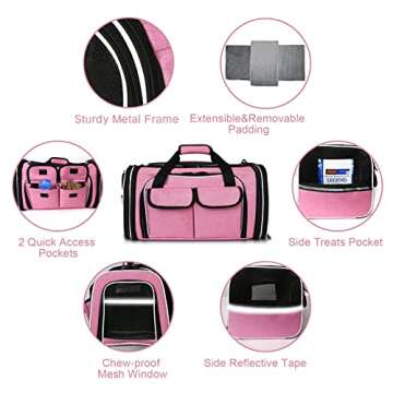 Comfortable Expandable Pet Carrier - Airline Approved