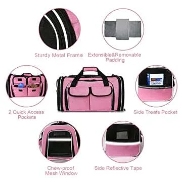 Comfortable Expandable Pet Carrier - Airline Approved