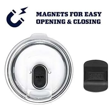 YETI Rambler 20 oz Tumbler, Stainless Steel, Vacuum Insulated with MagSlider Lid, Coral