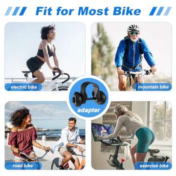 Xmifer Oversized Bike Seat, Comfortable Bike Seat - Universal Replacement Bicycle Saddle - Waterproof Leather Bicycle Seat with Extra Padded Memory Foam - Bicycle Seat for Men/Women