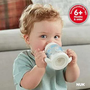 NUK Learner Cup, 6+ Months, Timeless Collection, Amazon Exclusive, 5 Oz, Pack of 2 – BPA Free, Spi...